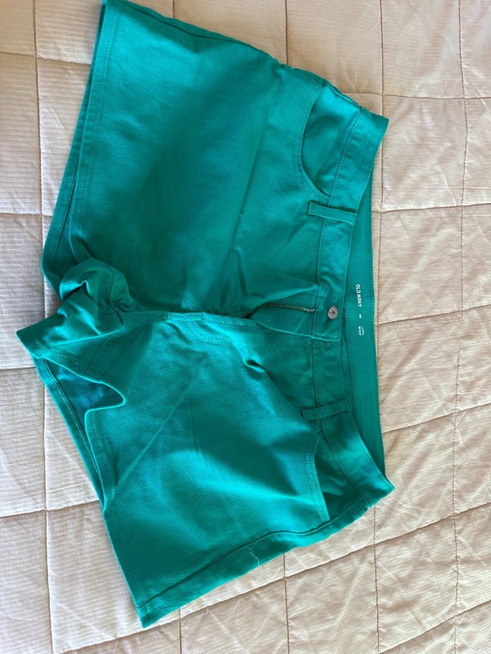 Old Navy High Rise WOW Shorts Size 20 Teal Turquoise